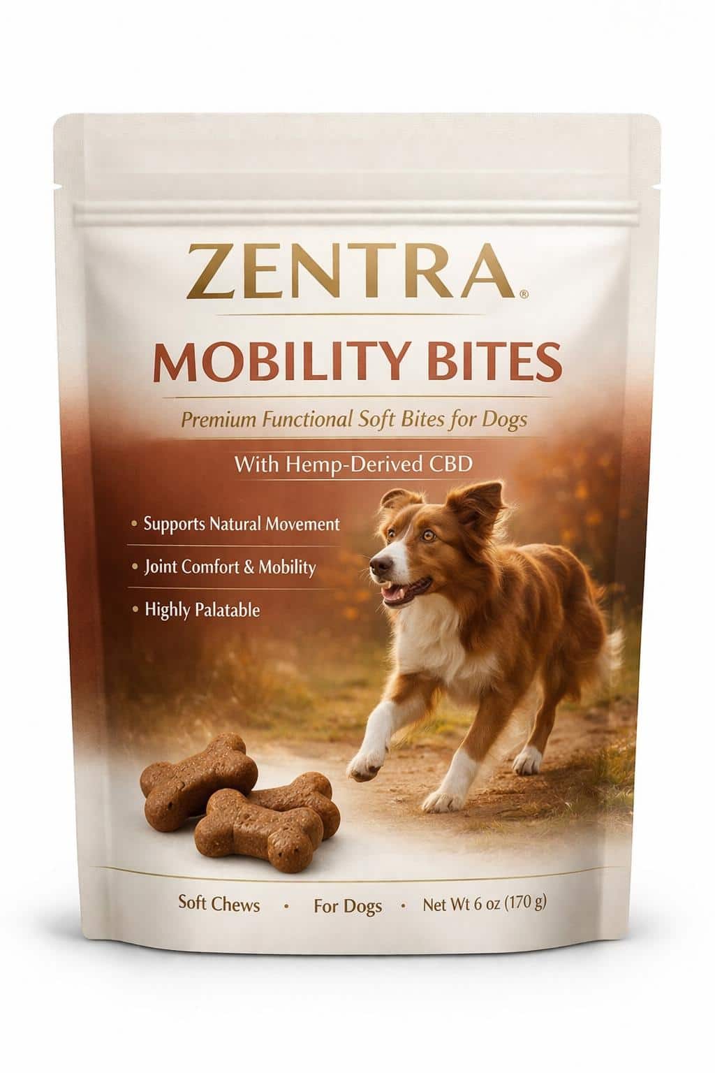 MOBILITY BITES — Premium functional soft bites for dogs